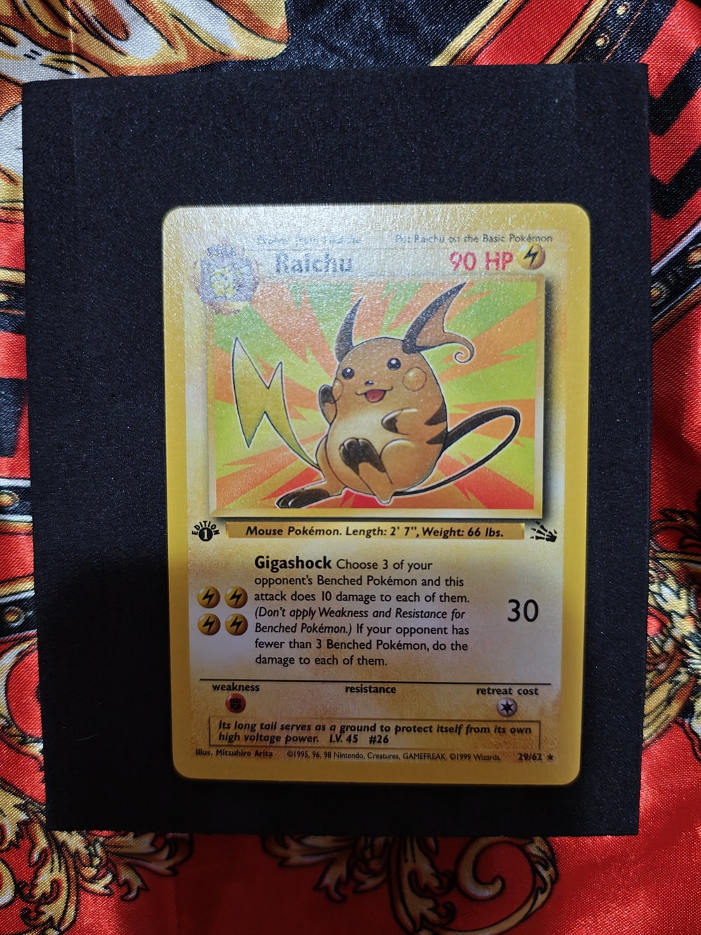 1st Edition Raichu Fossil Non Holo